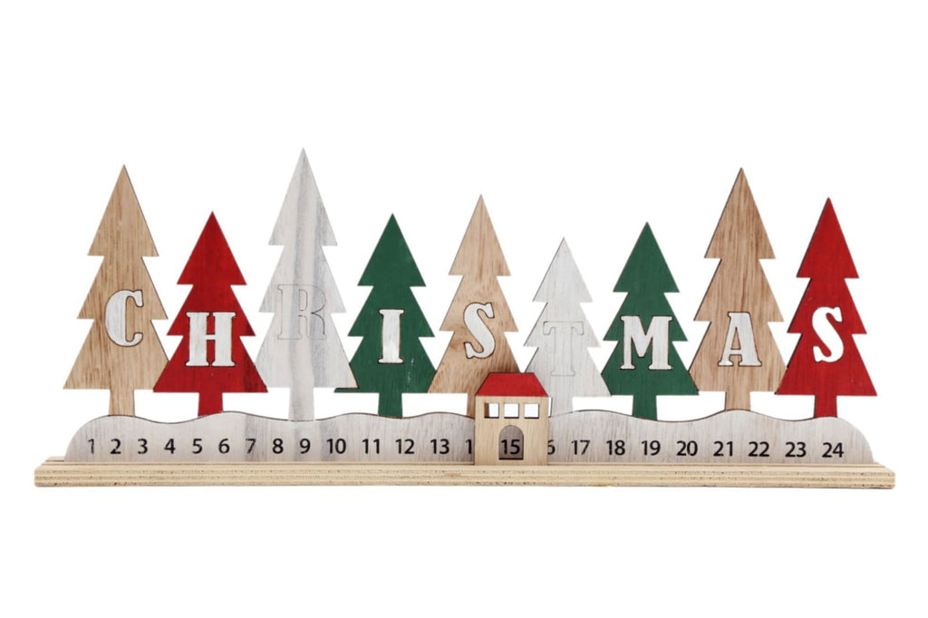 Wooden Christmas Tree Advent Geko Products