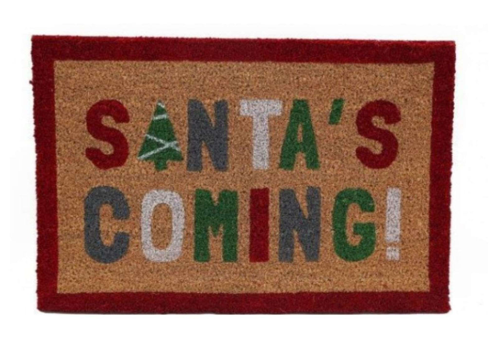 Santa's Coming' Doormat Geko Products