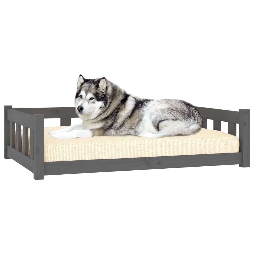 vidaXL Dog Bed 55.5x45.5x28 cm Solid Wood Pine vidaXL