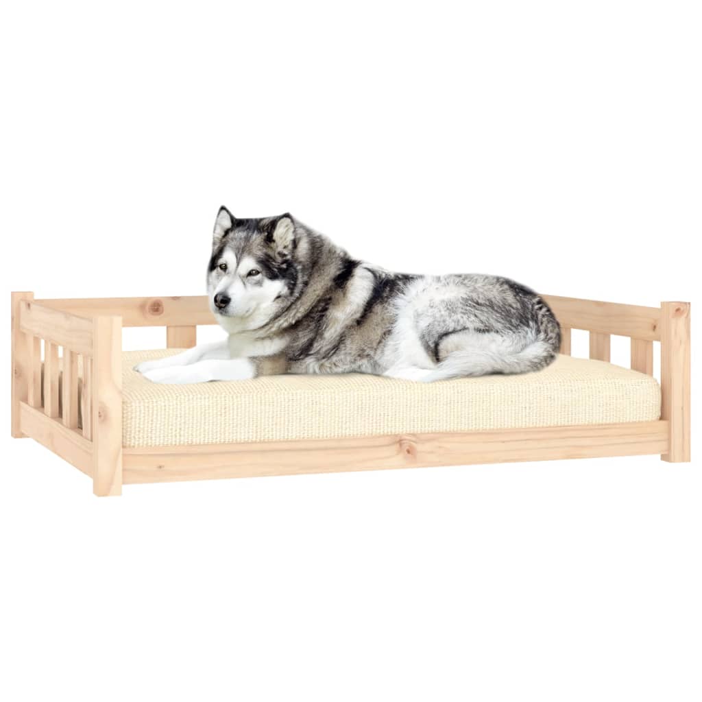 vidaXL Dog Bed 55.5x45.5x28 cm Solid Wood Pine vidaXL