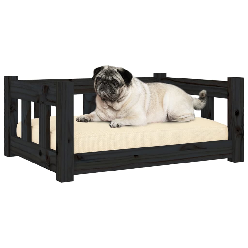 Dog Bed 65.5x50.5x28 cm Solid Wood Pine VidaXL