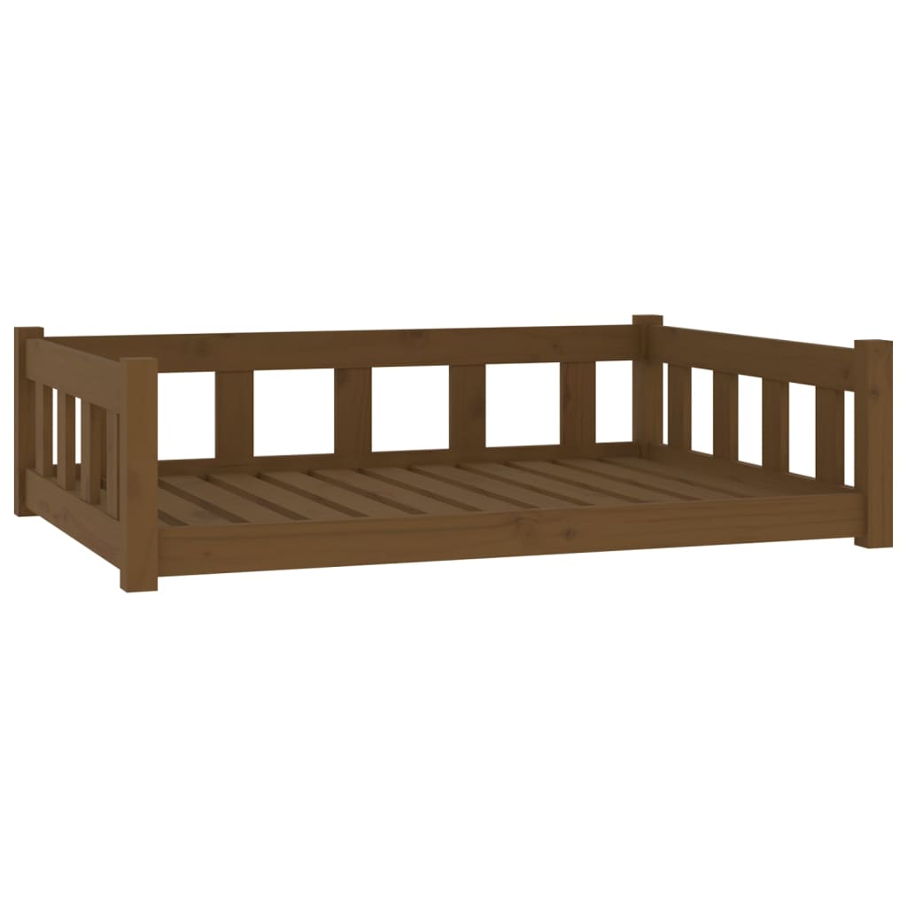 vidaXL Dog Bed 55.5x45.5x28 cm Solid Wood Pine vidaXL