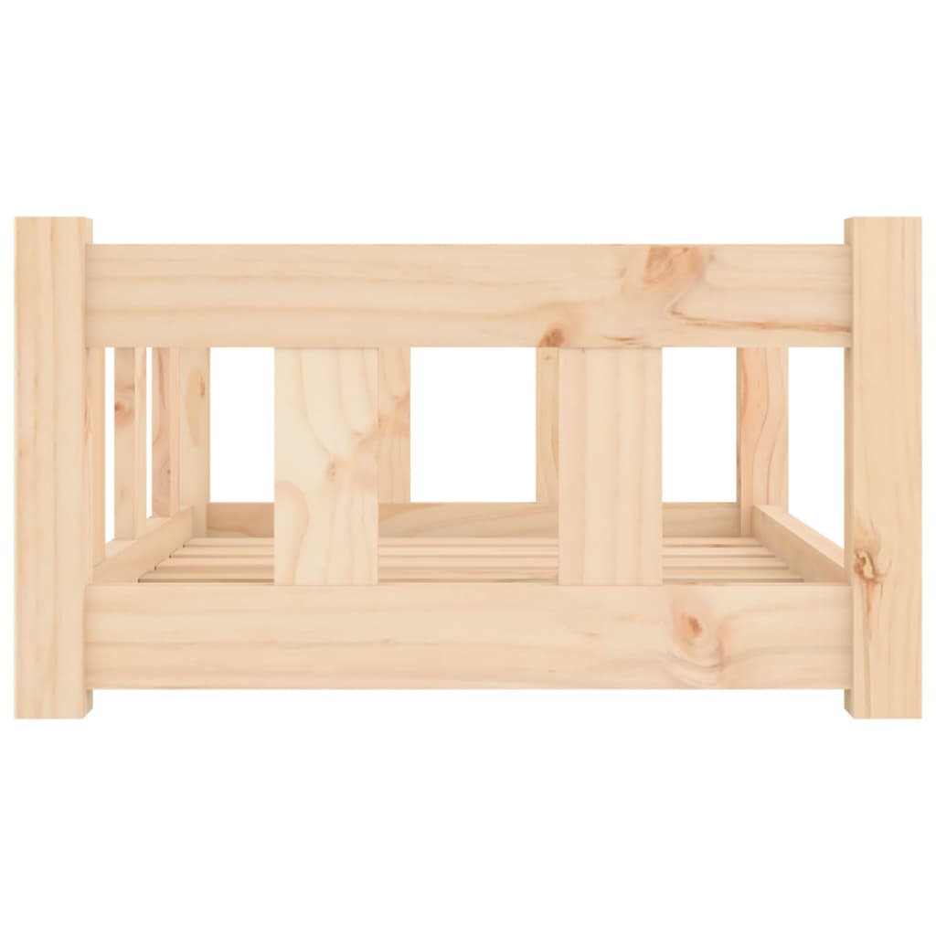 vidaXL Dog Bed 55.5x45.5x28 cm Solid Wood Pine vidaXL