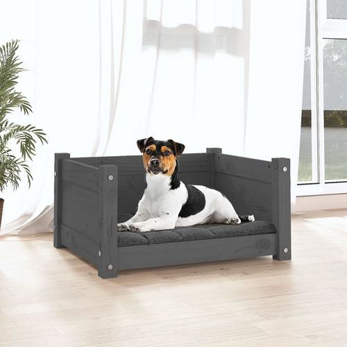 vidaXL Dog Bed Wax Brown 95.5x65.5x28 cm Solid Wood Pine vidaXL
