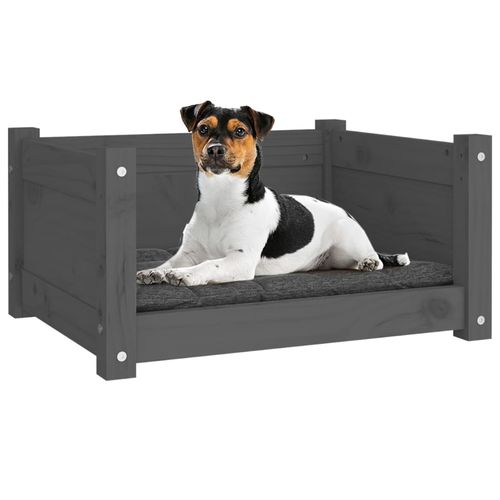 vidaXL Dog Bed Wax Brown 95.5x65.5x28 cm Solid Wood Pine vidaXL