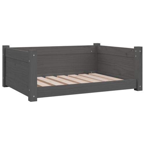 vidaXL Dog Bed Wax Brown 95.5x65.5x28 cm Solid Wood Pine vidaXL