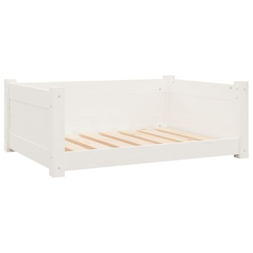 vidaXL Dog Bed Wax Brown 95.5x65.5x28 cm Solid Wood Pine vidaXL