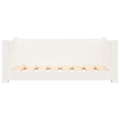 vidaXL Dog Bed Wax Brown 95.5x65.5x28 cm Solid Wood Pine vidaXL