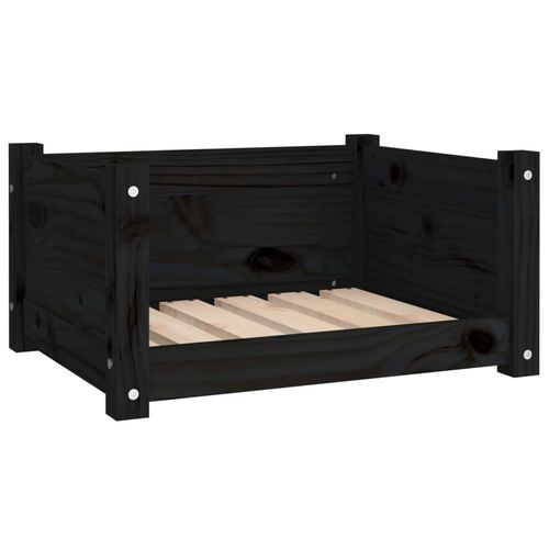 vidaXL Dog Bed Wax Brown 95.5x65.5x28 cm Solid Wood Pine vidaXL