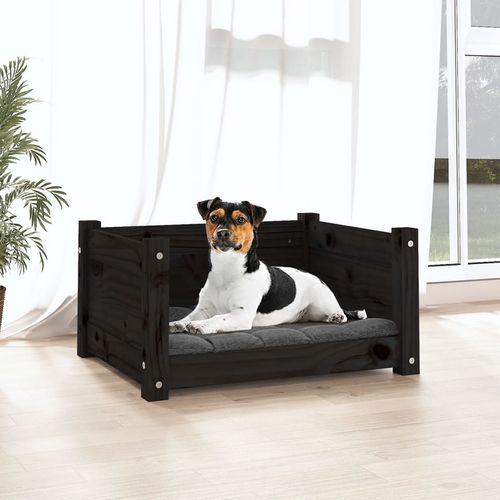 vidaXL Dog Bed Wax Brown 95.5x65.5x28 cm Solid Wood Pine vidaXL