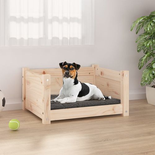 vidaXL Dog Bed Wax Brown 95.5x65.5x28 cm Solid Wood Pine brown 55.5 x 45.5 x 28 cm vidaXL