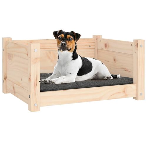 vidaXL Dog Bed Wax Brown 95.5x65.5x28 cm Solid Wood Pine vidaXL