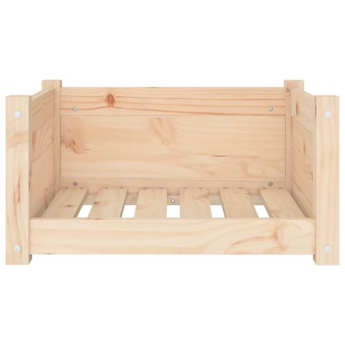 vidaXL Dog Bed Wax Brown 95.5x65.5x28 cm Solid Wood Pine vidaXL