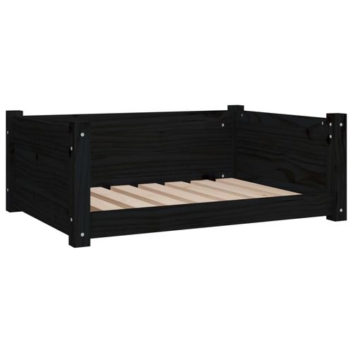 vidaXL Dog Bed Wax Brown 95.5x65.5x28 cm Solid Wood Pine vidaXL