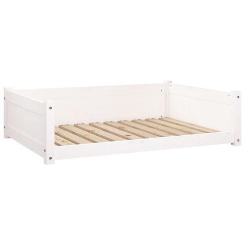 vidaXL Dog Bed Wax Brown 95.5x65.5x28 cm Solid Wood Pine vidaXL