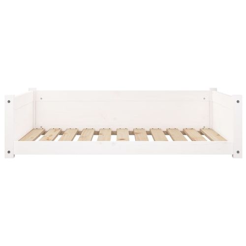 vidaXL Dog Bed Wax Brown 95.5x65.5x28 cm Solid Wood Pine vidaXL