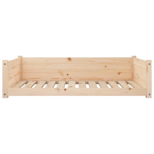 vidaXL Dog Bed Wax Brown 95.5x65.5x28 cm Solid Wood Pine vidaXL