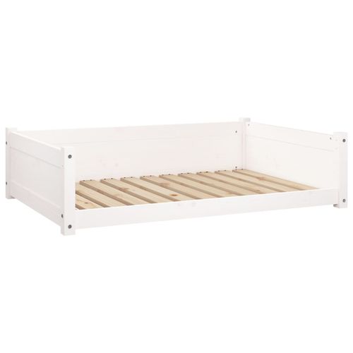 vidaXL Dog Bed Wax Brown 95.5x65.5x28 cm Solid Wood Pine vidaXL