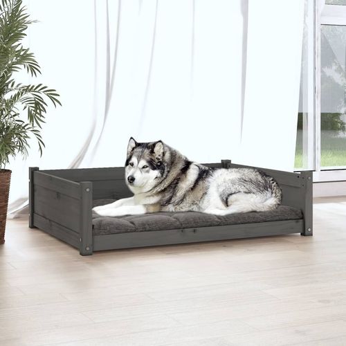 vidaXL Dog Bed Wax Brown 95.5x65.5x28 cm Solid Wood Pine vidaXL