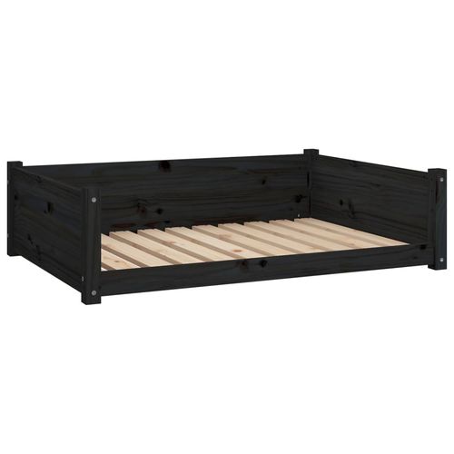 vidaXL Dog Bed Wax Brown 95.5x65.5x28 cm Solid Wood Pine vidaXL