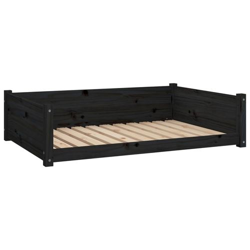 vidaXL Dog Bed Wax Brown 95.5x65.5x28 cm Solid Wood Pine vidaXL
