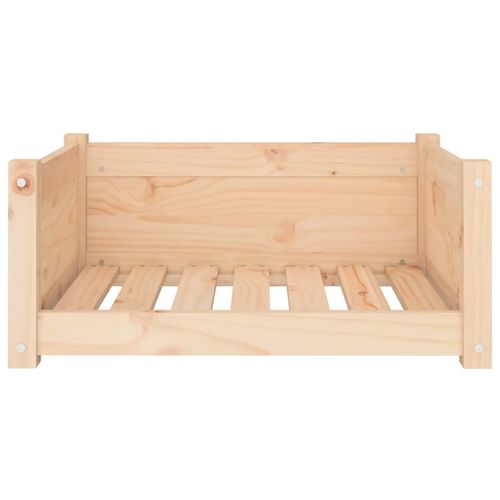 vidaXL Dog Bed Wax Brown 95.5x65.5x28 cm Solid Wood Pine vidaXL