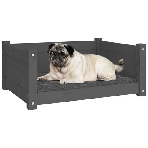 vidaXL Dog Bed Wax Brown 95.5x65.5x28 cm Solid Wood Pine vidaXL