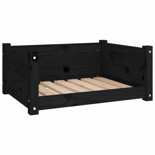 vidaXL Dog Bed Wax Brown 95.5x65.5x28 cm Solid Wood Pine vidaXL