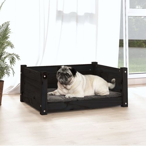 vidaXL Dog Bed Wax Brown 95.5x65.5x28 cm Solid Wood Pine vidaXL