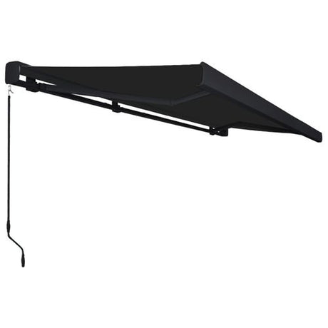 vidaXL Manual Retractable Awning Burgundy 300x250 cm vidaXL