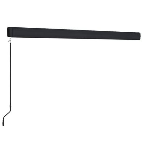 vidaXL Manual Retractable Awning Burgundy 300x250 cm vidaXL