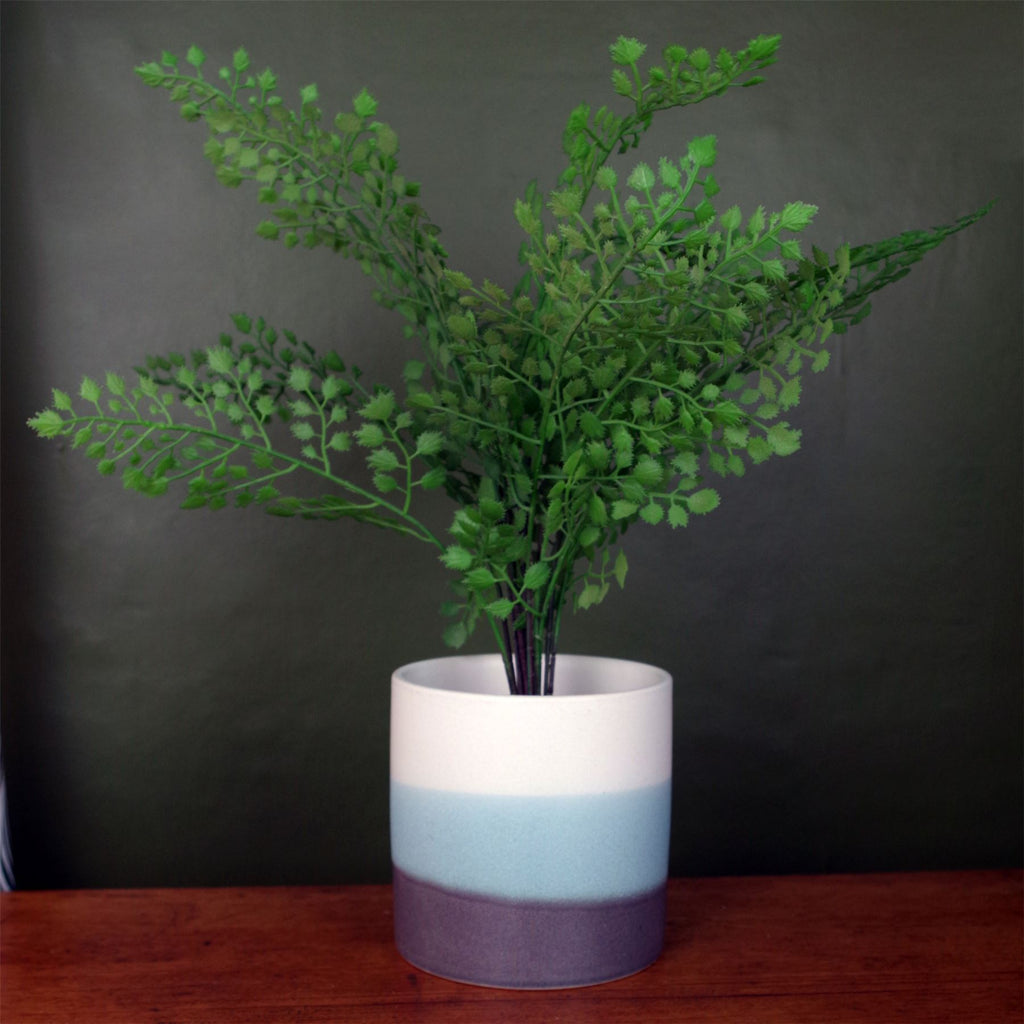 Artificial Plants Ceramic Planters Displays Home Decor Leaf Design Leaf