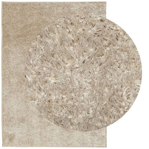vidaXL Rug ISTAN High Pile Shiny Look Anthracite 80x150 cm vidaXL