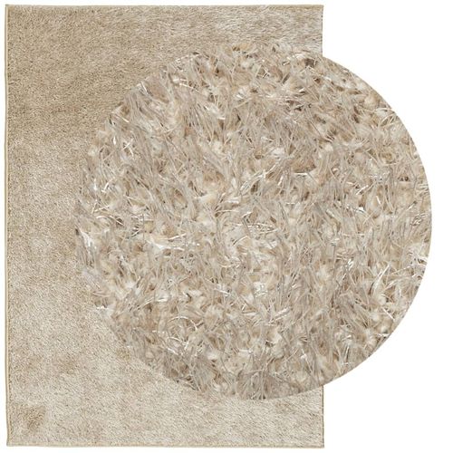 vidaXL Rug ISTAN High Pile Shiny Look Anthracite 80x150 cm vidaXL
