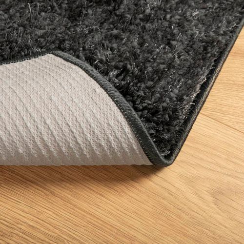 vidaXL Rug ISTAN High Pile Shiny Look Anthracite 80x150 cm vidaXL