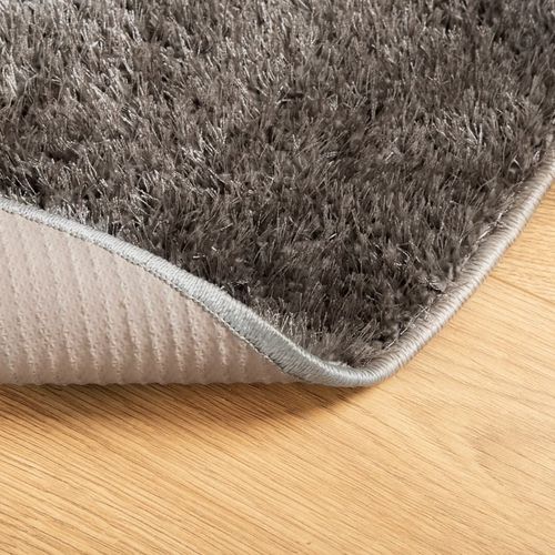 vidaXL Rug ISTAN High Pile Shiny Look Anthracite 80x150 cm vidaXL