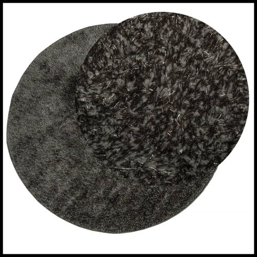 vidaXL Rug ISTAN High Pile Shiny Look Anthracite 80x150 cm vidaXL