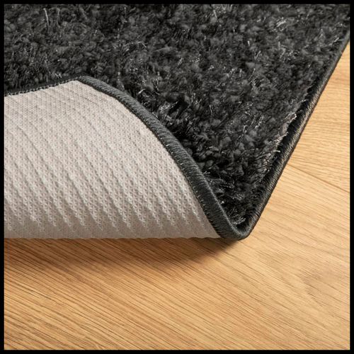 vidaXL Rug ISTAN High Pile Shiny Look Anthracite 80x150 cm vidaXL