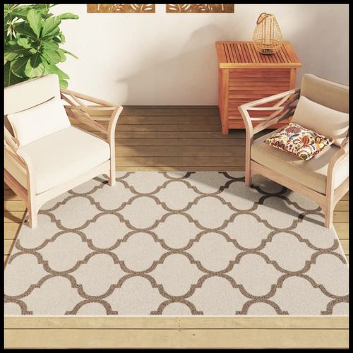 vidaXL Indoor & Outdoor Short Pile Rug Multicolour 80x150 cm Anti Slip vidaXL