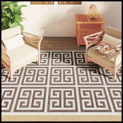 vidaXL Indoor & Outdoor Short Pile Rug Multicolour 80x150 cm Anti Slip vidaXL