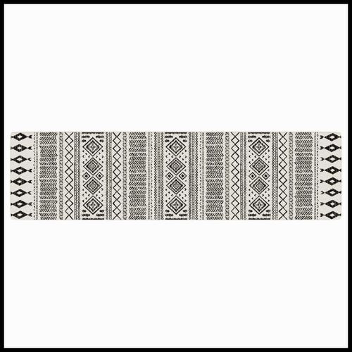 vidaXL Indoor & Outdoor Short Pile Rug Multicolour 80x150 cm Anti Slip vidaXL