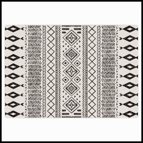 vidaXL Indoor & Outdoor Short Pile Rug Multicolour 80x150 cm Anti Slip vidaXL