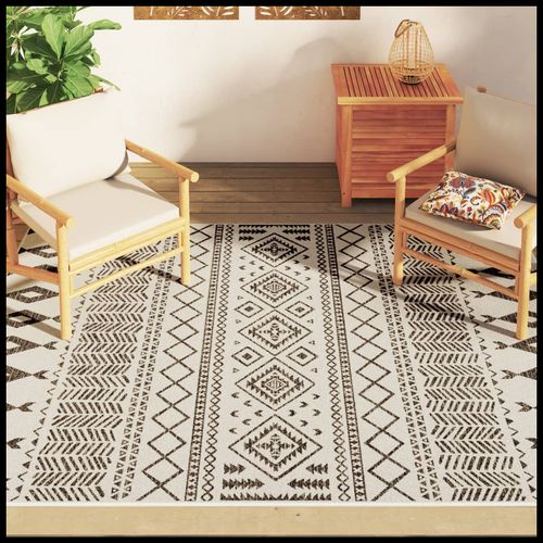 vidaXL Indoor & Outdoor Short Pile Rug Multicolour 80x150 cm Anti Slip vidaXL