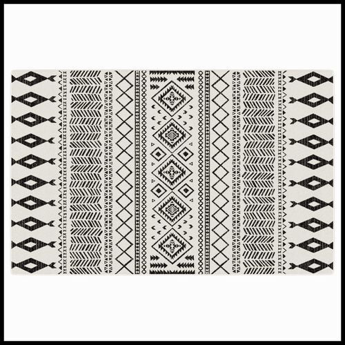 vidaXL Indoor & Outdoor Short Pile Rug Multicolour 80x150 cm Anti Slip vidaXL
