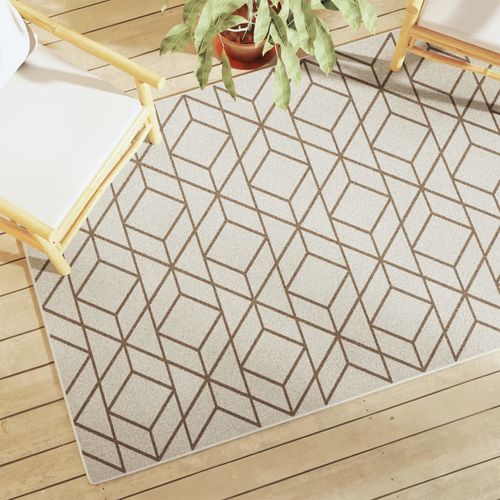vidaXL Indoor & Outdoor Short Pile Rug Multicolour 80x150 cm Anti Slip geometrical 120 x 180 cm vidaXL