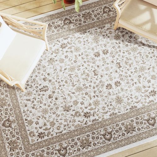 vidaXL Indoor & Outdoor Short Pile Rug Multicolour 80x150 cm Anti Slip peacock 190 x 300 cm vidaXL