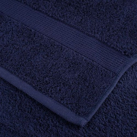 vidaXL Black Cotton Towel Set – Soft & Absorbent Decor vidaXL