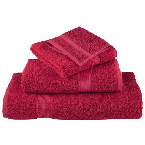vidaXL 6 Piece Premium Towel Set White 600 gsm 100% Cotton vidaXL