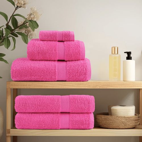 vidaXL 6 Piece Premium Towel Set White 600 gsm 100% Cotton vidaXL