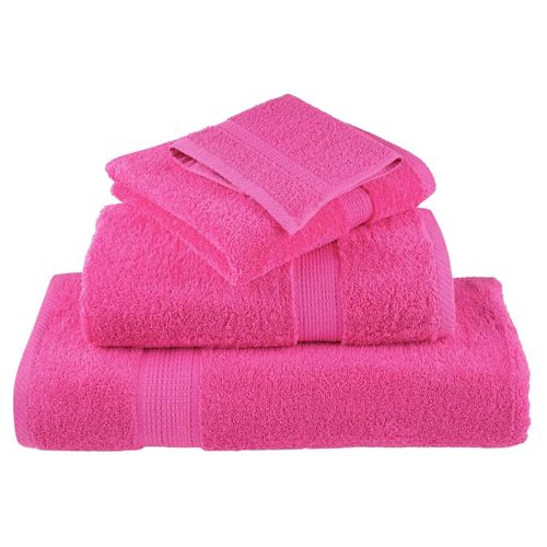 vidaXL 6 Piece Premium Towel Set White 600 gsm 100% Cotton vidaXL